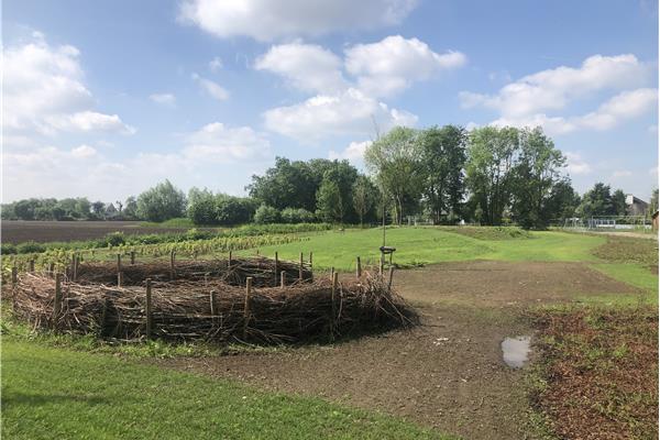 Aanleg voetbalveld in natuurgras, Finse piste en omgevingswerken - Sportinfrabouw NV